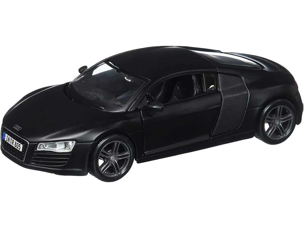 Audi R8 Matt Black "Special Edition" Series 1/24 Diecast Model Car by Maisto
