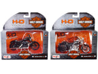 Harley-Davidson Motorcycles 6 piece Set Series 41 1/18 Diecast Models by Maisto