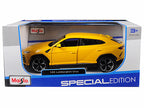 Lamborghini Urus Yellow 1/24 Diecast Model Car by Maisto-1