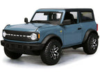 2021 Ford Bronco Badlands Blue with Black Top "Special Edition" 1/24 Diecast Model Car by Maisto-1
