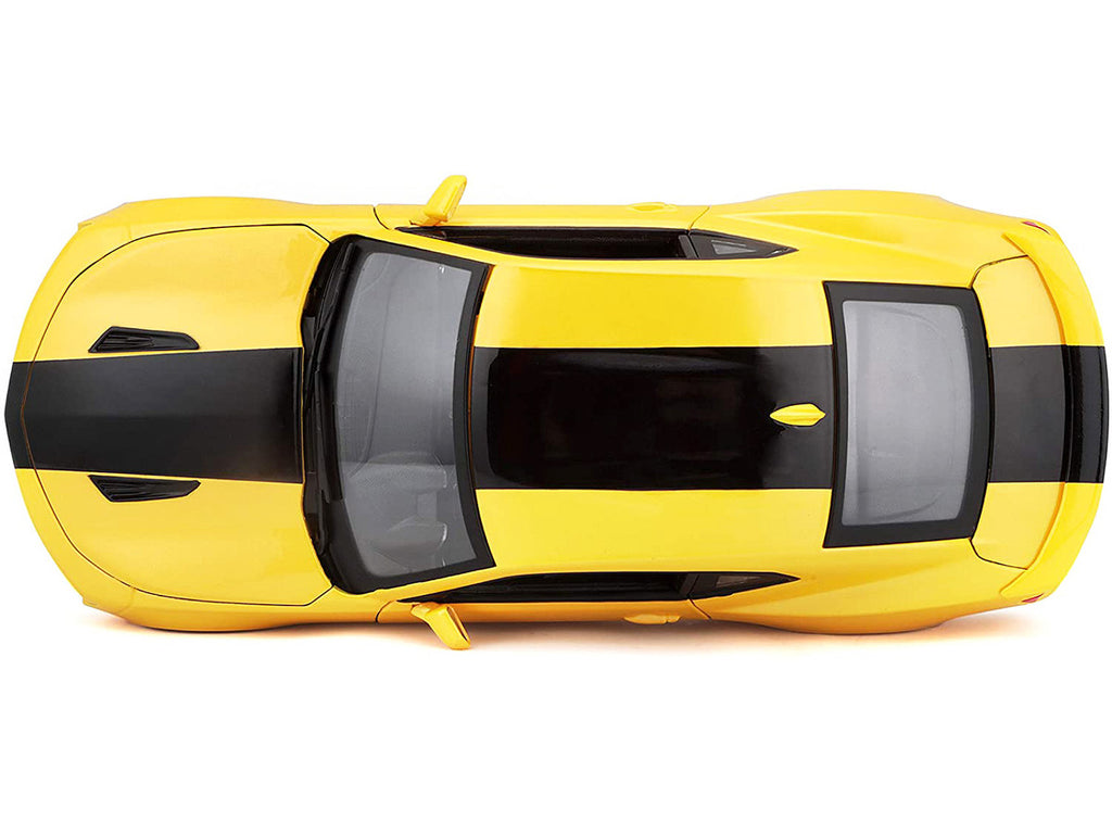2016 Chevrolet Camaro SS Yellow 1/18 Diecast Model Car by Maisto-3