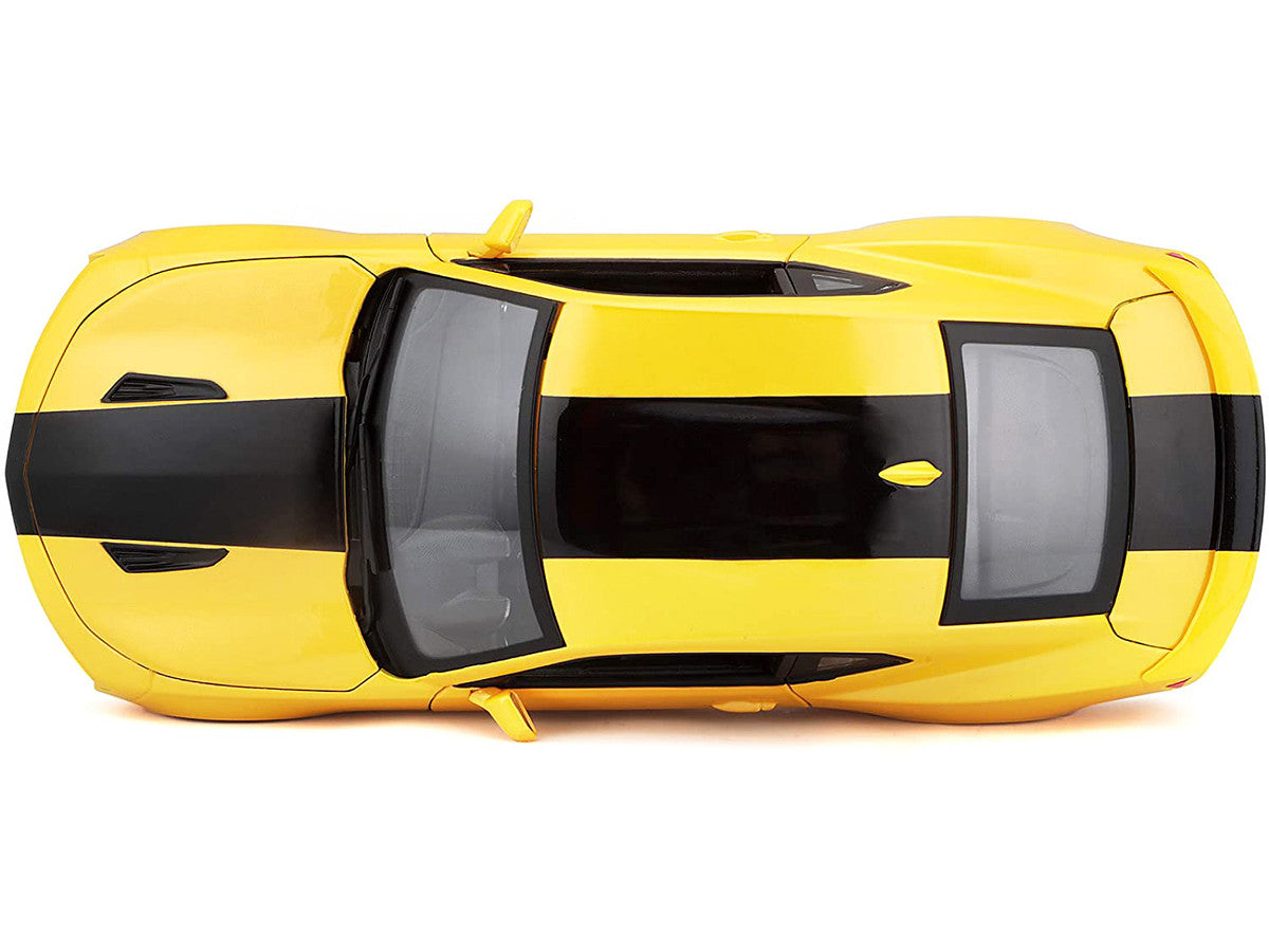 2016 Chevrolet Camaro SS Yellow 1/18 Diecast Model Car by Maisto-3