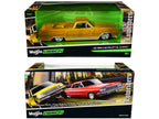 1965 Chevrolet El Camino Lowrider Gold Metallic with Graphics "Lowriders" Series 1/25 Diecast Model Car by Maisto-2