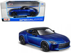 2023 Nissan Z Blue Metallic with Black Top "Special Edition" Series 1/24 Diecast Model Car by Maisto-0
