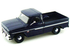 1966 Chevrolet C10 Fleetside Pickup Truck Dark Blue 1/24 Diecast Car Model by Motormax-2