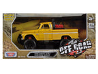 1966 Chevrolet C10 Fleetside Pickup Truck Off Road Yellow 1/24 Diecast Model by Motormax-2