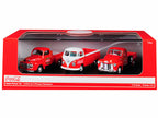 "Classic Pickups" Gift Set of 3 Pickup Trucks "Coca Cola" 1/72 Diecast Model Cars by Motorcity Classics-2