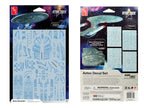 "Star Trek: The Next Generation" U.S.S. Enterprise NCC-1701-D Aztec Decal Set 1/1400 Scale by AMT