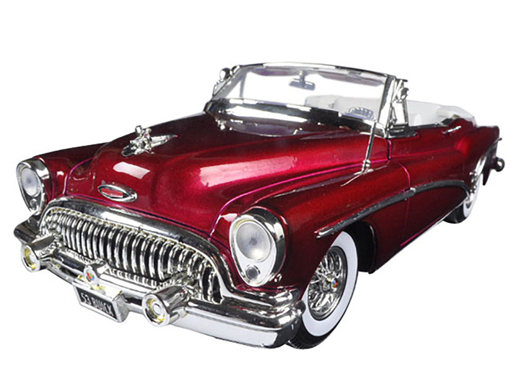 1953 Buick Skylark Burgundy 1/18 Diecast Model Car by Motormax-1