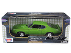 1969 Pontiac GTO Judge Green 1/18 Diecast Car Model by Motormax-2