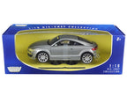 2007 Audi TT Coupe Grey 1/18 Diecast Car Model by Motormax-2