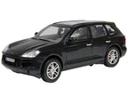 2008 Porsche Cayenne Turbo Metallic Black 1/18 Diecast Model Car by Motormax-1