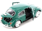 1966 Volkswagen Beetle Green 1/24 Diecast Model Car by Motormax-2