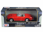 1967 Chevrolet Corvette Convertible Red 1/24 Diecast Model Car by Motormax-2