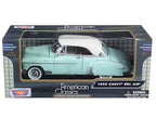 1950 Chevrolet Bel Air Green with Cream Top 1/24 Diecast Model Car by Motormax-2