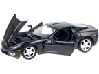 2005 Chevrolet Corvette C6 Coupe Black 1/24 Diecast Model Car by Motormax-2