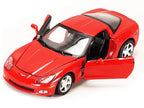 2005 Chevrolet Corvette C6 Coupe Red 1/24 Diecast Model Car by Motormax-1