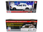 2001 Ford Crown Victoria Police Car Unmarked White "Custom Builder's Kit" Series 1/18 Diecast Model Car by Motormax-2