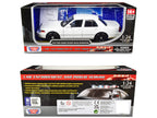 2010 Ford Crown Victoria Police Interceptor Unmarked White "Custom Builder's Kit" Series 1/24 Diecast Model Car by Motormax-2