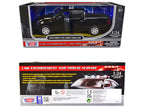 2019 Ford F-150 Lariat Crew Cab Pickup Truck Unmarked Plain Black "Law Enforcement and Public Service" Series 1/24 Diecast Model Car by Motormax