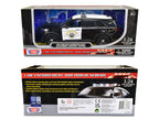 2022 Ford Police Interceptor Utility "California Highway Patrol" Black and White 1/24 Diecast Model Car by Motormax-2