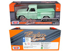 1966 GMC C1000 Fenderside Pickup Truck Light Green "Timeless Legends" Series 1/24 Diecast Model Car by Motormax-2