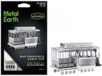 Model Kit San Francisco Cable Car "Powel & Mason St" (Easy Difficulty) Steel Model by Metal Earth-4
