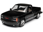 1992 GMC Sierra GT Black Pickup Truck 1/24 Diecast Model by Motormax-0