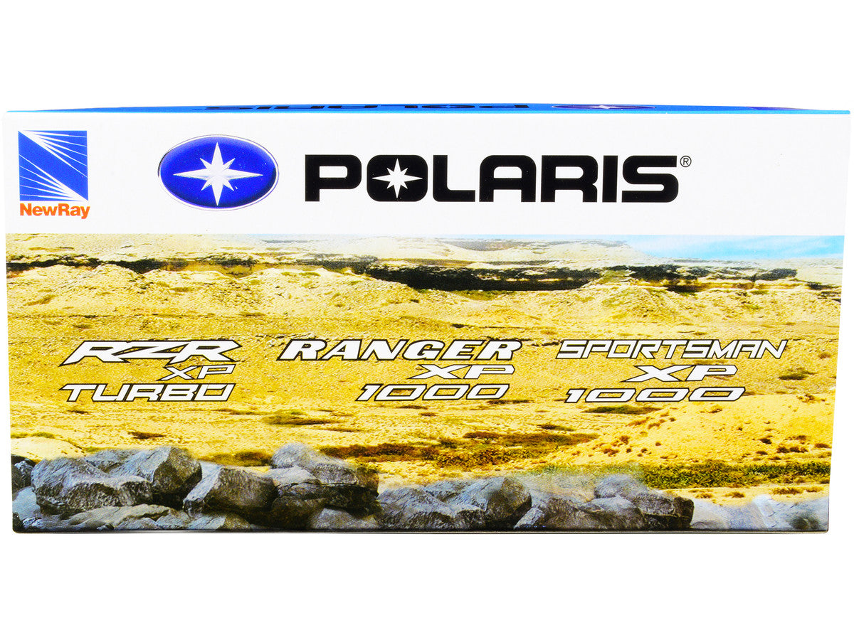 Polaris RZR XP Turbo DOHC Mini ATV Blue and Black Diecast Model by New Ray-2