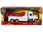 Freightliner 114SD Tow Truck White and Red "Long Haul Trucker" Series 1/32 Diecast Model by New Ray-2