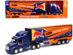 Peterbilt 387 Truck Dark Blue "Red Bull - KTM Factory Racing" 1/32 Diecast Model by New Ray-0
