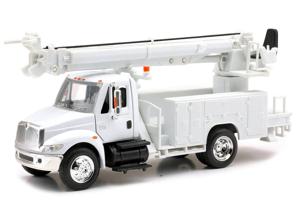 International 4200 Digger Service Truck White "Long Haul Trucker" Series 1/43 Diecast Model by New Ray-1