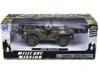 Jeep Willys U.S.A. Army Green 1/32 Diecast Model Car by New Ray-2