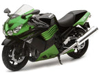 2011 Kawasaki ZX-14 Ninja Green Motorcycle Model 1/12 by New Ray-1