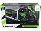 2011 Kawasaki ZX-14 Ninja Green Motorcycle Model 1/12 by New Ray-2
