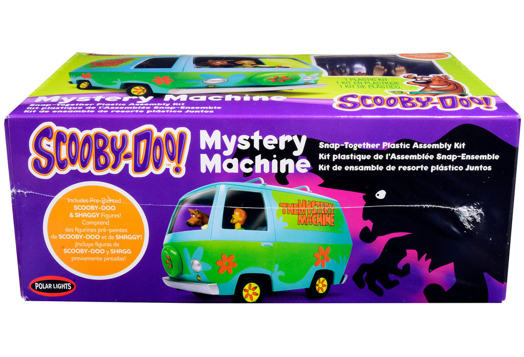 Skill 1 Snap Model Kit The Mystery Machine with Two Figurines (Scooby-Doo and Shaggy) 1/25 Scale Model by Polar Lights-1
