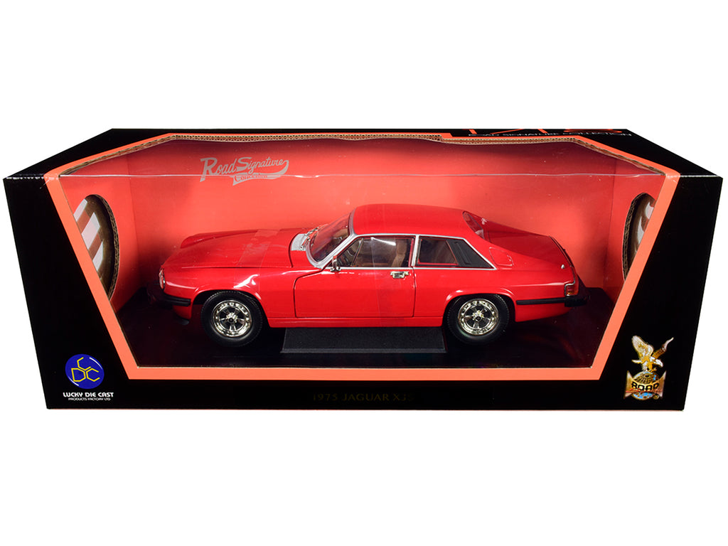 1975 Jaguar XJS Coupe Red 1/18 Diecast Model Car by Road Signature