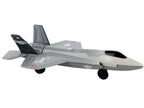Lockheed Martin F-35 Lightning II Aircraft Gray "Joint Strike Fighter" with Runway Section Diecast Model Airplane by Runway24-2