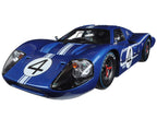Ford GT MK IV #4 Blue L. Ruby - D. Hulme 24 Hours of Le Mans (1967) 1/18 Diecast Model Car by Shelby Collectibles-0