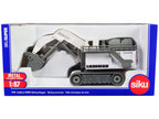 Liebherr R9800 Mining Excavator White and Gray 1/87 (HO) Diecast Model by Siku-0