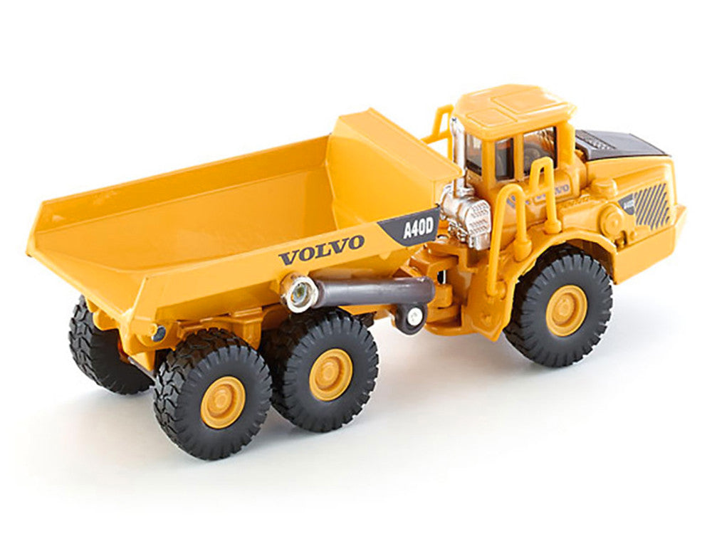 Volvo A40D Dump Truck Yellow 1/87 (HO) Diecast Model by Siku-2