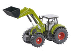 Claas Axion 850 Tractor with Front Loader Green with Gray Top 1/50 Diecast Model by Siku-1