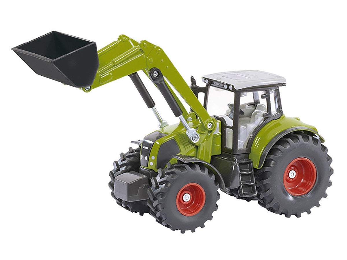 Claas Axion 850 Tractor with Front Loader Green with Gray Top 1/50 Diecast Model by Siku-1