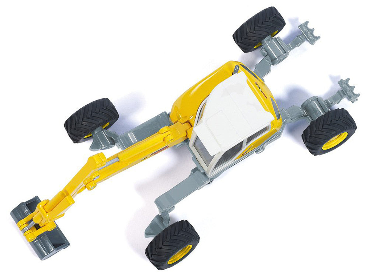Menzi Muck M545 Walking Excavator Yellow with White Top 1/50 Diecast Model by Siku-1